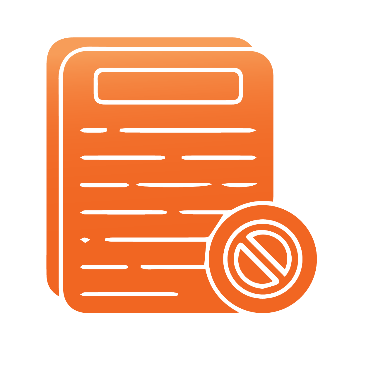 Prohibited Content Icon